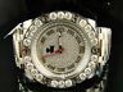 Pre-owned Aqua Master Jojo Joe Rodeo Magnum Diamond Watch 10.9 Ct In Gray