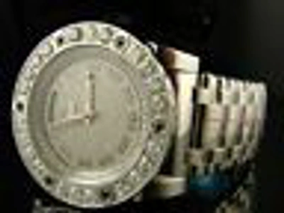 Pre-owned Aqua Master Jojo Joe Rodeo Magnum Diamond Watch 10.9 Ct In Gray