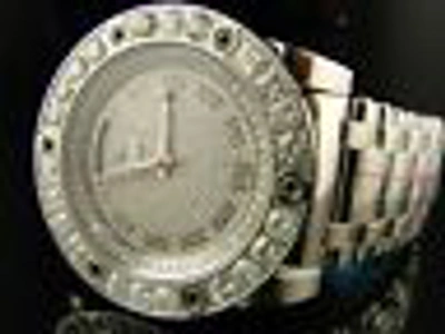 Pre-owned Aqua Master Jojo Joe Rodeo Magnum Diamond Watch 10.9 Ct In Gray