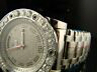 Pre-owned Aqua Master Jojo Joe Rodeo Magnum Diamond Watch 10.9 Ct In Gray
