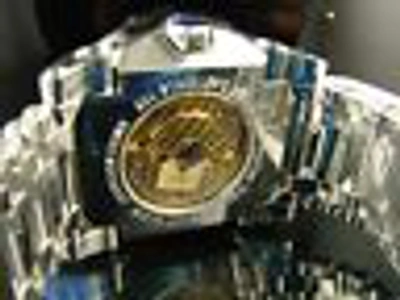Pre-owned Aqua Master Jojo Joe Rodeo Magnum Diamond Watch 10.9 Ct In Gray