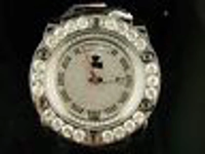 Pre-owned Aqua Master Jojo Joe Rodeo Magnum Diamond Watch 10.9 Ct In Gray