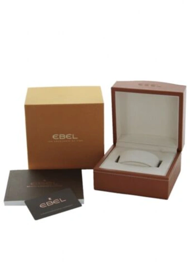 Pre-owned Ebel Brand  Wave 40mm Men's Watch With Original Box And Warranty Card 1216200