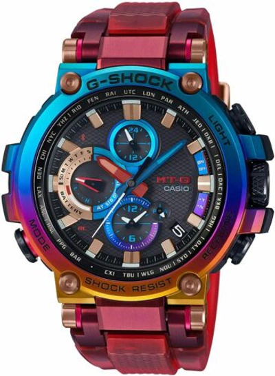 Pre-owned G-shock Casio  Mtg Mtg-b1000vl-4ajr Solar Radio Men's Watch Bluetooth From Japan