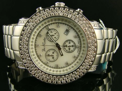 Pre-owned Joe Rodeo Jojino Junior Jju20 Big Bezel Real Diamond Watch 8.0 Ct In Peru