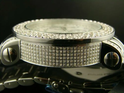 Pre-owned Joe Rodeo Jojino Junior Jju20 Big Bezel Real Diamond Watch 8.0 Ct In Peru