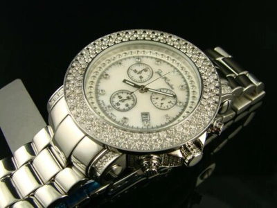 Pre-owned Joe Rodeo Jojino Junior Jju20 Big Bezel Real Diamond Watch 8.0 Ct In Peru