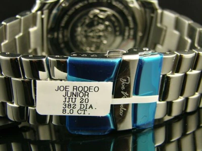 Pre-owned Joe Rodeo Jojino Junior Jju20 Big Bezel Real Diamond Watch 8.0 Ct In Peru