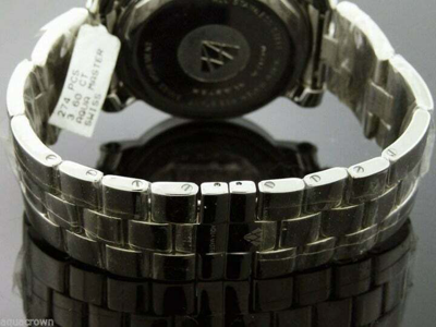 Pre-owned G-unit 50 Cent  Watch Gs26b - 44mm 3.00ct Diamond White Face