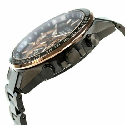 Pre-owned Citizen Attesa Cc4016-67e Act Black Gps Direct Flight Titanium Men's Watch