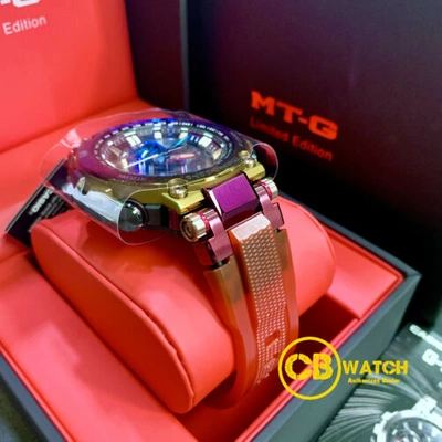 Pre-owned Casio G-shock Mt-g Volcanic Lightning Rainbow Ip Limited Edition Watch Mtg-b1000vl-4a