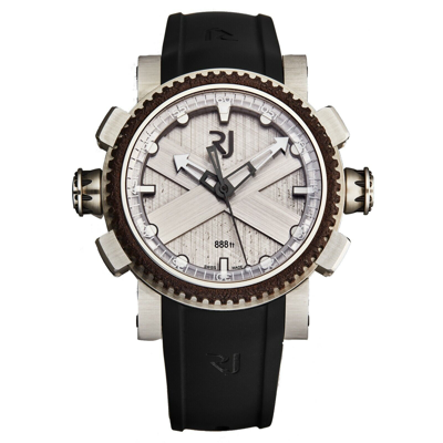 Pre-owned Rj-romain Jerome Romain Jerome Men's Octopus Silver Dial Titanic Rusted Steel Rjtaudi.003.01