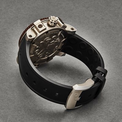 Pre-owned Rj-romain Jerome Romain Jerome Men's Octopus Silver Dial Titanic Rusted Steel Rjtaudi.003.01