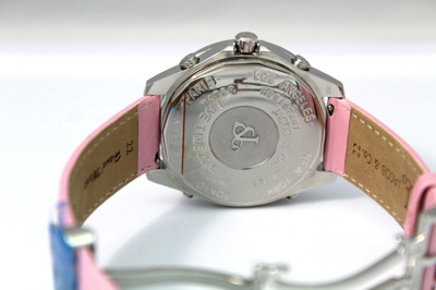 Pre-owned Jacob & Co. Jacob & Co 47mm 5 Time Zone Jc24da Authentic Stainless Steel Ladies Diamond Watc