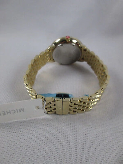Pre-owned Michele Serein Mid 16 Gold Diamond Watch Mww21b000031 Refurb Box