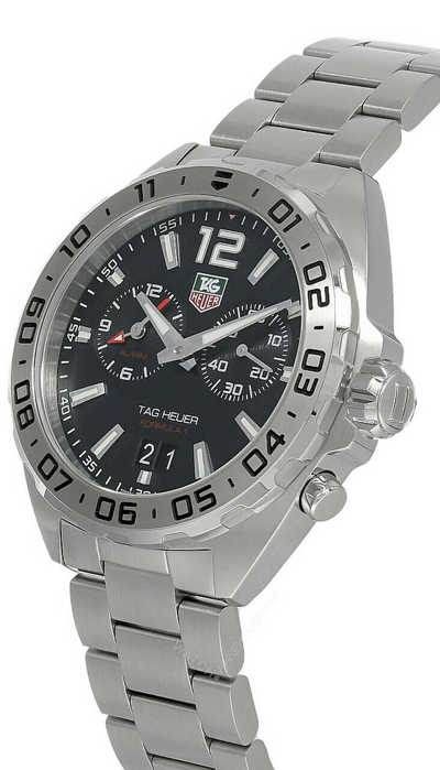 Pre-owned Tag Heuer Formula 1 Black Dial Men's Steel Watch Waz111a.ba0875 - With Tag