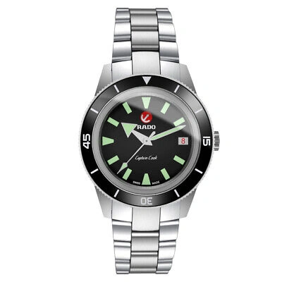 Pre-owned Rado Hyperchrome Automatic R32500153 Captain Cook Unisex Watch