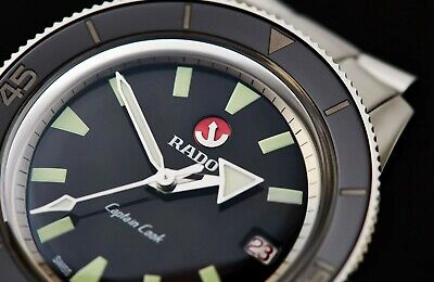 Pre-owned Rado Hyperchrome Automatic R32500153 Captain Cook Unisex Watch