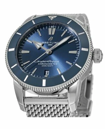 Pre-owned Breitling Superocean Heritage Automatic 44 Blue Men's Watch Ab2030161c1a1