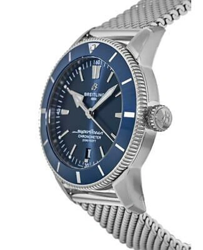 Pre-owned Breitling Superocean Heritage Automatic 44 Blue Men's Watch Ab2030161c1a1