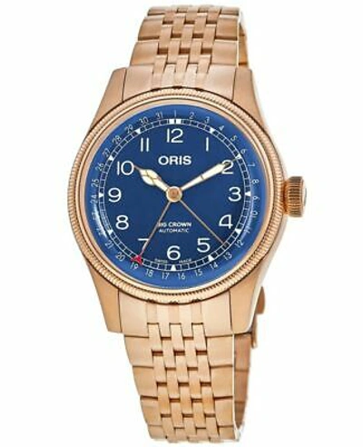 Pre-owned Oris Big Crown Bronze Pointer Date Men's Watch 01 754 7741 3165-07 8 20 01