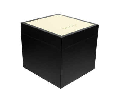 Pre-owned Gucci Dive 45mm Quartz Stainless Steel Black Dial Men's Watch Ya136218