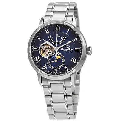 Pre-owned Orient Star Automatic Blue Dial Men's Watch Re-ay0103l00b