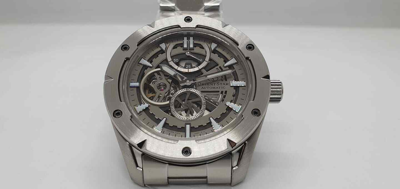 Pre-owned Orient Star Orientstar: Avant-garde Skeleton 100-m Mechanical Sapphire Av0a02s Made In Japan