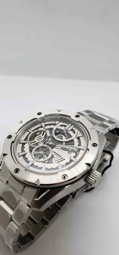 Pre-owned Orient Star Orientstar: Avant-garde Skeleton 100-m Mechanical Sapphire Av0a02s Made In Japan