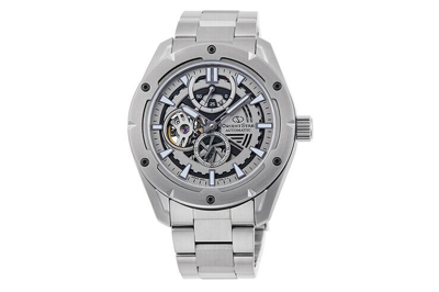 Pre-owned Orient Star Orientstar: Avant-garde Skeleton 100-m Mechanical Sapphire Av0a02s Made In Japan