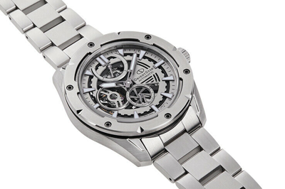 Pre-owned Orient Star Orientstar: Avant-garde Skeleton 100-m Mechanical Sapphire Av0a02s Made In Japan