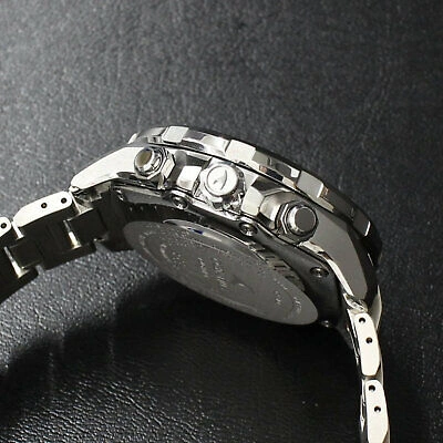 Pre-owned Casio Oceanus Ocw-p2000-1ajf Cachalot Diver 200m Titanium Bluetooth Men's Watch
