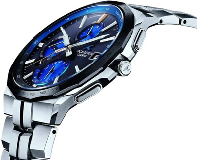 Pre-owned Casio Oceanus Manta Ocw-s5000e-1ajf Solar Radio Men's Watch From Japan