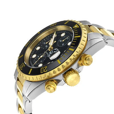Pre-owned Gevril Men's 4152a Wall Street Chrono Swiss Automatic Sw500 Ceramic Bezel Watch