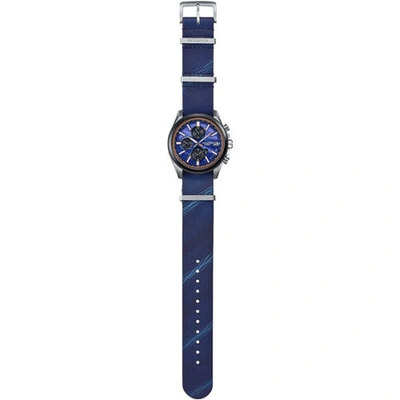 Pre-owned Casio Ocw-t4000ale-2ajr [oceanus Classic Line Japan Indigo Men's Leather Band]