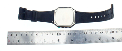 Pre-owned Casio Vintage  Rare Remote Control Cmd30b-1t Resin Band 1173mod Wrist Watch