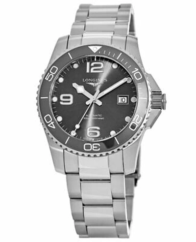 Pre-owned Longines Hydroconquest Automatic 41mm Grey Dial Men's Watch L3.781.4.76.6