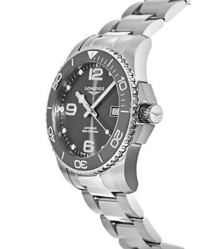 Pre-owned Longines Hydroconquest Automatic 41mm Grey Dial Men's Watch L3.781.4.76.6