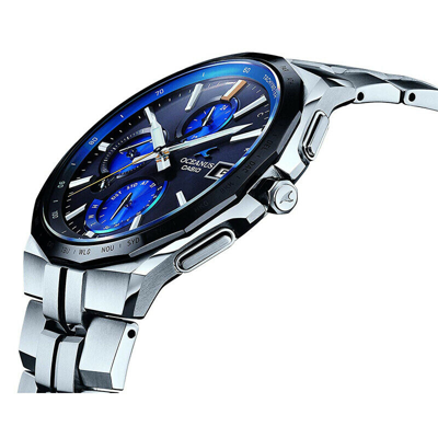Pre-owned Casio Oceanus Ocw-s5000e-1ajf Manta Slim Case Elegant Chrono Men Watch Japan