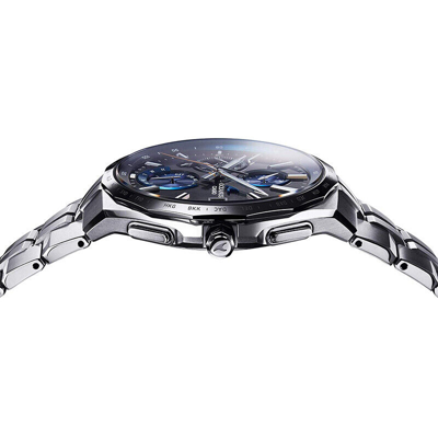 Pre-owned Casio Oceanus Ocw-s5000e-1ajf Manta Slim Case Elegant Chrono Men Watch Japan