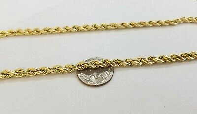 Pre-owned Globalwatches10 10k Real Gold Last Supper Charm With 28 Inch Rope Chain 5mm Yellow Gold Set