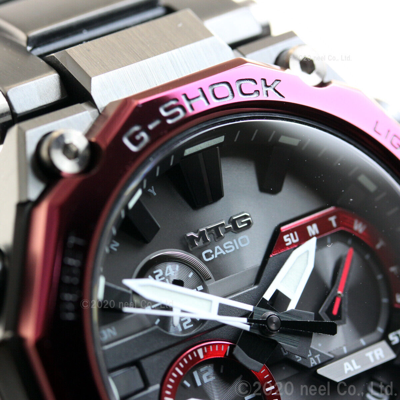 Pre-owned Casio G-shock Mtg-b2000bd-1a4jf Mt-g Bluetooth Radio Solar Watch Carbon Case