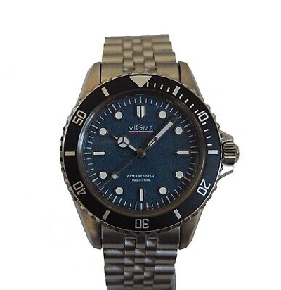 Pre-owned Migma Skipper Diver Eta 2836-2 Automatic Mrp.sa Case Heuer New-old-stock Swiss