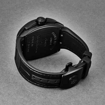 Pre-owned Franck Muller Frank Muller 45ccblkblkblk Vanguard Black Dial Chronograph Swiss Automatic Watch