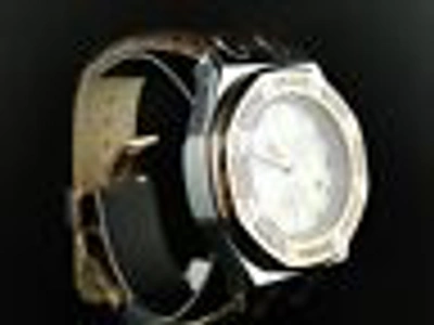 Pre-owned Aqua Master Mens  Jojo Joe Rodeo Royal Oak Rose Diamond Watch 32 1.5 Ct Swiss In Silver