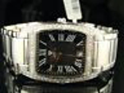 Pre-owned Aqua Master Jojo Joe Rodeo W 310 Diamond Watch 2.1 Ct In Dark Gray