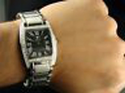 Pre-owned Aqua Master Jojo Joe Rodeo W 310 Diamond Watch 2.1 Ct In Dark Gray