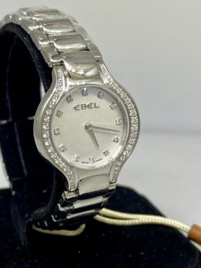 EBEL Pre-owned Beluga Stainless Steel & Diamond Ladies Watch 9003n18/691050 1215868