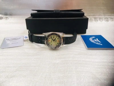 Pre-owned Squale Brand  1521 50 Atmos Full Luminous Luminoso Watch 500m Warranty