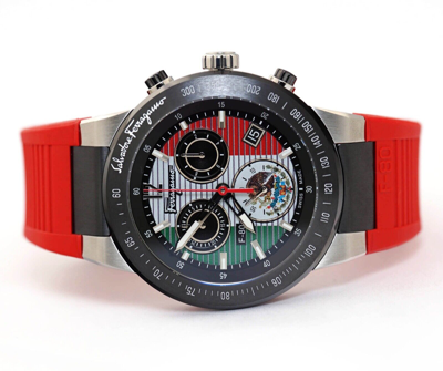 Pre-owned Salvatore Ferragamo Mexico F-80 Chronograph Wristwatch Sfdl005 18  Limited | ModeSens